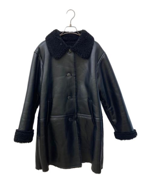 RAY BEAMS（レイ ビームス）RAY BEAMS (レイ ビームス) エコレザーコート ブラック サイズ:FREEの古着・服飾アイテム