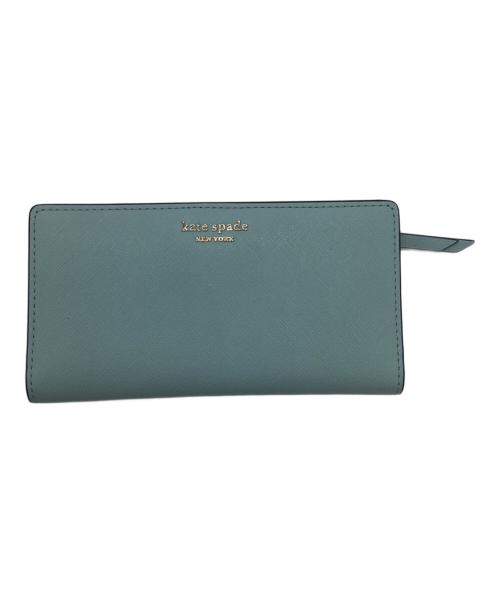 Kate Spade（ケイトスペード）Kate Spade (ケイトスペード) 長財布 ブルーの古着・服飾アイテム