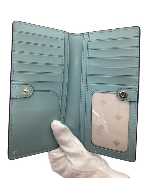 Kate Spade（ケイトスペード）Kate Spade (ケイトスペード) 長財布 ブルーの古着・服飾アイテム