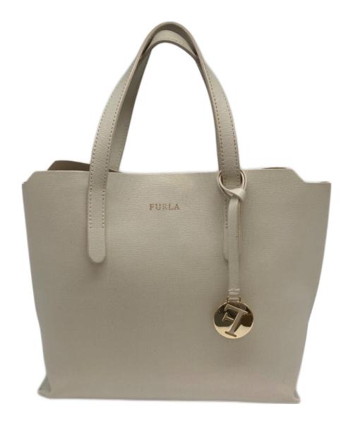 FURLA（フルラ）FURLA (フルラ) ハンドバッグ ホワイトの古着・服飾アイテム