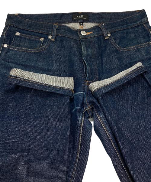 A.P.C.（アーペーセー）A.P.C. (アーペーセー) リジッドデニムパンツ インディゴ サイズ:Mの古着・服飾アイテム