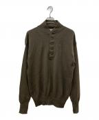 US ARMYユーエスアーミー）の古着「5ボタンニット」｜グリーン