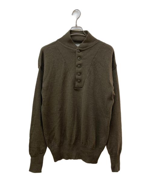 US ARMY（ユーエスアーミー）US ARMY (ユーエスアーミー) 5ボタンニット グリーン サイズ:XLの古着・服飾アイテム