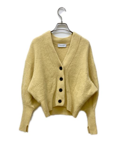 Adam et Rope（アダム エ ロペ）Adam et Rope (アダム エ ロペ) ニットカーディガン イエロー サイズ:FREEの古着・服飾アイテム
