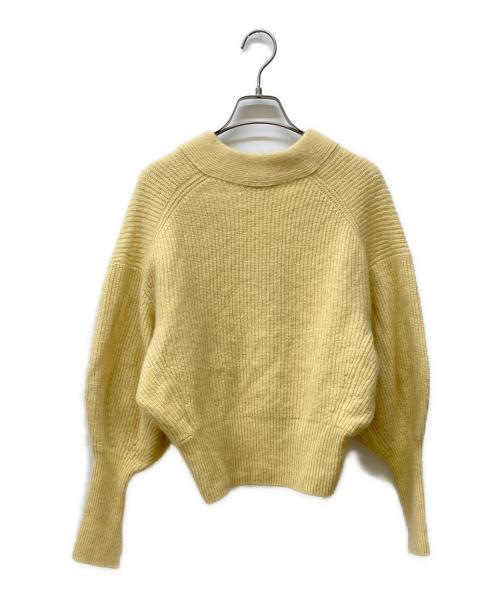 Adam et Rope（アダム エ ロペ）Adam et Rope (アダム エ ロペ) ニットカーディガン イエロー サイズ:FREEの古着・服飾アイテム