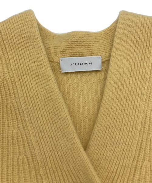 Adam et Rope（アダム エ ロペ）Adam et Rope (アダム エ ロペ) ニットカーディガン イエロー サイズ:FREEの古着・服飾アイテム