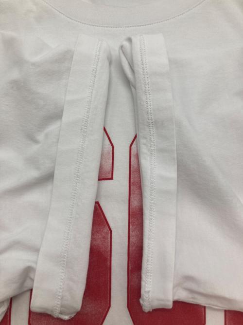 MSGM（エムエスジーエム）MSGM (エムエスジーエム) Tシャツ ホワイト サイズ:Lの古着・服飾アイテム