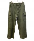 French Armyフランス軍）の古着「50’s M-47ミリタリーカーゴパンツ」｜カーキ