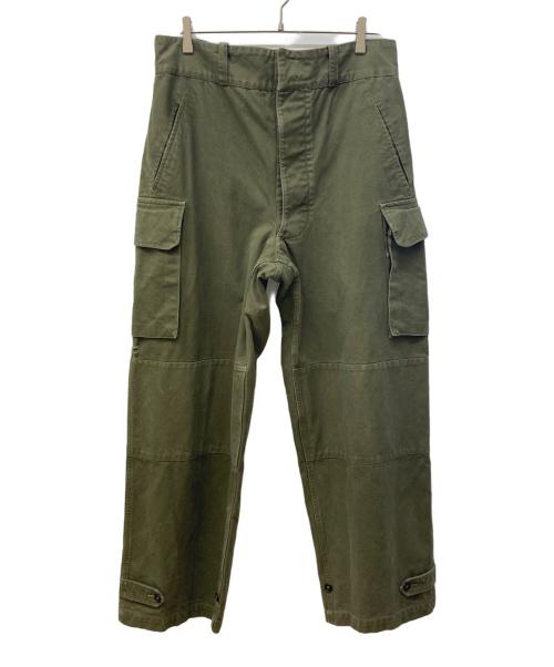 French Army（フランス軍）French Army (フレンチアーミー) 50’s M-47ミリタリーカーゴパンツ カーキ サイズ:35の古着・服飾アイテム