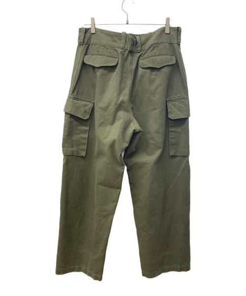 French Army（フランス軍）French Army (フレンチアーミー) 50’s M-47ミリタリーカーゴパンツ カーキ サイズ:35の古着・服飾アイテム