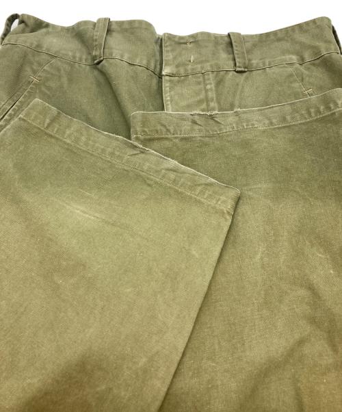 French Army（フランス軍）French Army (フレンチアーミー) 50’s M-47ミリタリーカーゴパンツ カーキ サイズ:35の古着・服飾アイテム