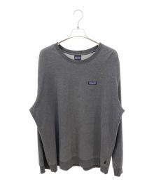 Patagonia（パタゴニア）の古着「ワンポイントロゴスウェット」｜グレー