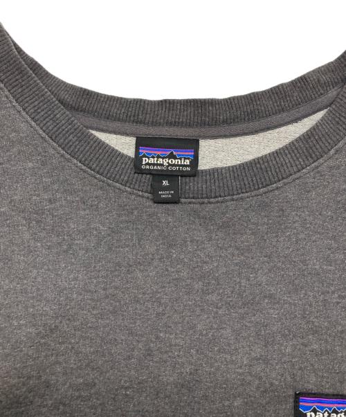 Patagonia（パタゴニア）Patagonia (パタゴニア) ワンポイントロゴスウェット グレー サイズ:XLの古着・服飾アイテム