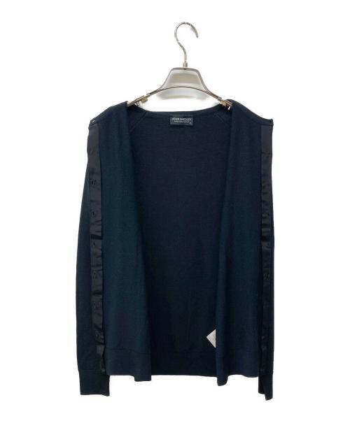 JOHN SMEDLEY（ジョンスメドレー）JOHN SMEDLEY (ジョンスメドレー) ラウンドネックカーディガン ブラック サイズ:Ⅿの古着・服飾アイテム