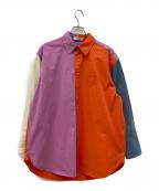 J.W.ANDERSONジェイダブリューアンダーソン）の古着「マルチカラーロングシャツ」｜マルチカラー