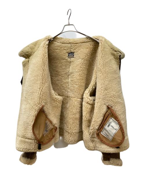 US ARMY（ユーエスアーミー）US ARMY (ユーエスアーミー) B-3ムートンコート ブラウン サイズ:50の古着・服飾アイテム