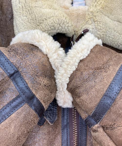 US ARMY（ユーエスアーミー）US ARMY (ユーエスアーミー) B-3ムートンコート ブラウン サイズ:50の古着・服飾アイテム