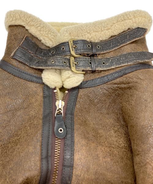 US ARMY（ユーエスアーミー）US ARMY (ユーエスアーミー) B-3ムートンコート ブラウン サイズ:50の古着・服飾アイテム