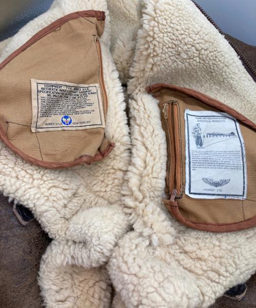 US ARMY（ユーエスアーミー）US ARMY (ユーエスアーミー) B-3ムートンコート ブラウン サイズ:50の古着・服飾アイテム