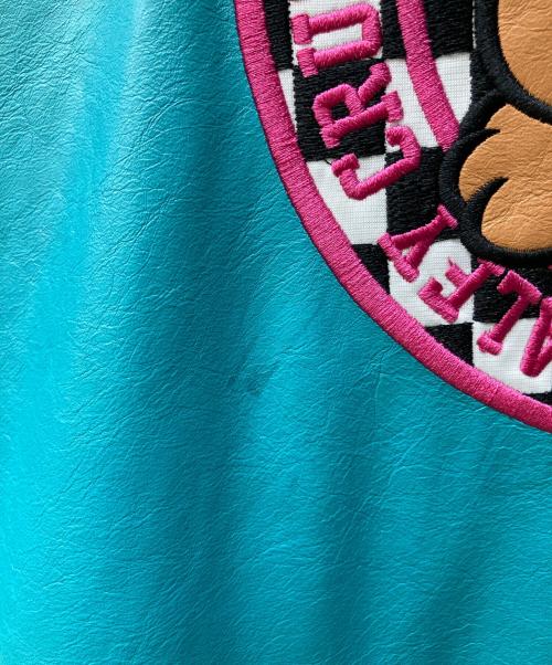 GALFY（ガルフィー）GALFY (ガルフィー) 走り屋犬革 JKT スカイブルー サイズ:XLの古着・服飾アイテム