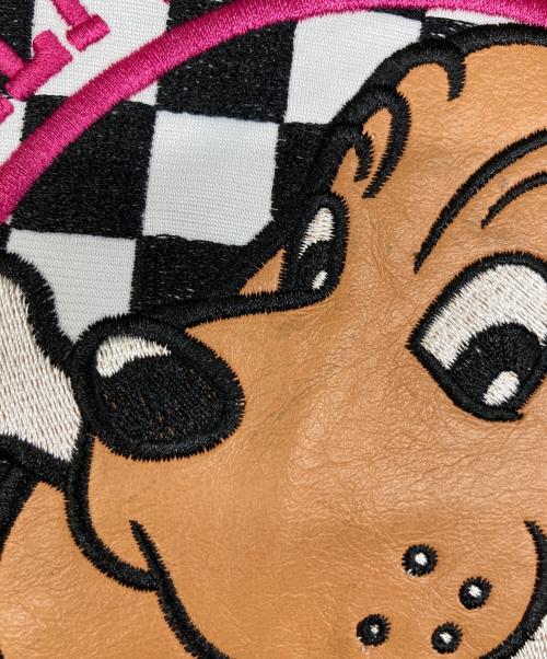 GALFY（ガルフィー）GALFY (ガルフィー) 走り屋犬革 JKT スカイブルー サイズ:XLの古着・服飾アイテム