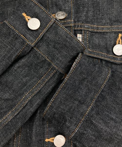 BURBERRY BLUE LABEL（バーバリーロンドンブルーレーベル）BURBERRY BLUE LABEL (バーバリーロンドンブルーレーベル) デニムジャケット ブラック サイズ:Mの古着・服飾アイテム