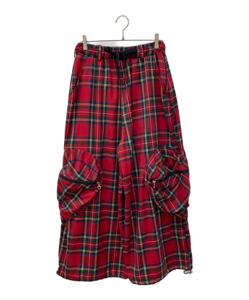 HEIHEI（ヘイヘイ）HEIHEI (ヘイヘイ) パンツ レッド サイズ:FREEの古着・服飾アイテム