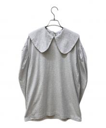holiday（ホリデー）の古着「SUPER FINE DRY PURITAN COLLAR」｜ライトグレー