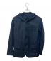 EMPORIO ARMANI（エンポリオアルマーニ）の古着「Wool Blend Hooded Slim Fit Jacket」｜ネイビー