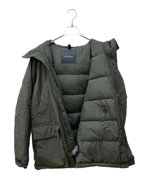 Peak Performance（ピーク・パフォーマンス）Peak Performance (ピーク・パフォーマンス) ダウンジャケット オリーブ サイズ:Ⅿの古着・服飾アイテム