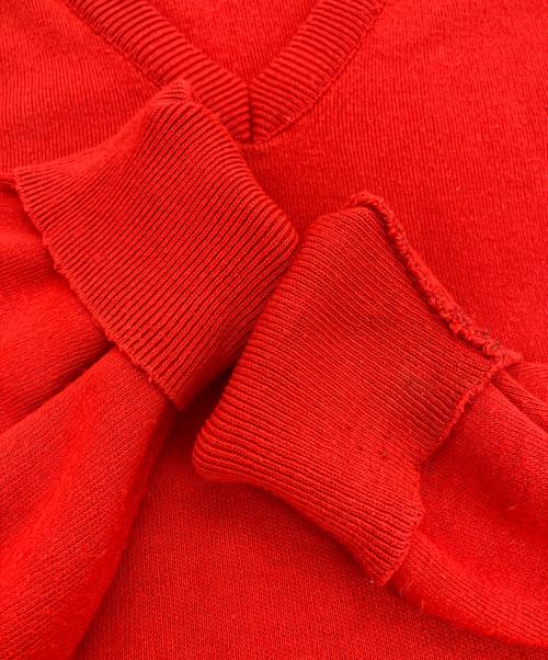 Christian Dior MONSIEUR（クリスチャンディオールムッシュ）Christian Dior MONSIEUR (クリスチャンディオールムッシュ) Vネックニット レッド サイズ:Ⅿの古着・服飾アイテム