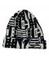 Hysteric Glamour (ヒステリックグラマー) ニット帽 ブラック×ホワイト：5000円
