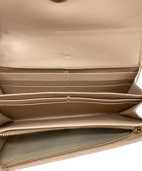 Chloe（クロエ）Chloe (クロエ) malou/長財布 ピンク サイズ:-の古着・服飾アイテム