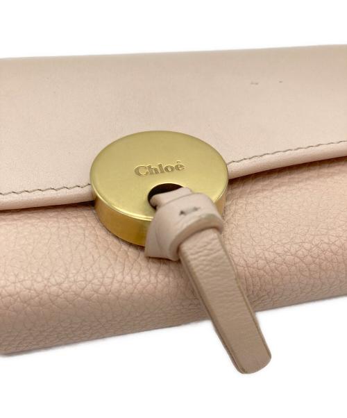 Chloe（クロエ）Chloe (クロエ) malou/長財布 ピンク サイズ:-の古着・服飾アイテム