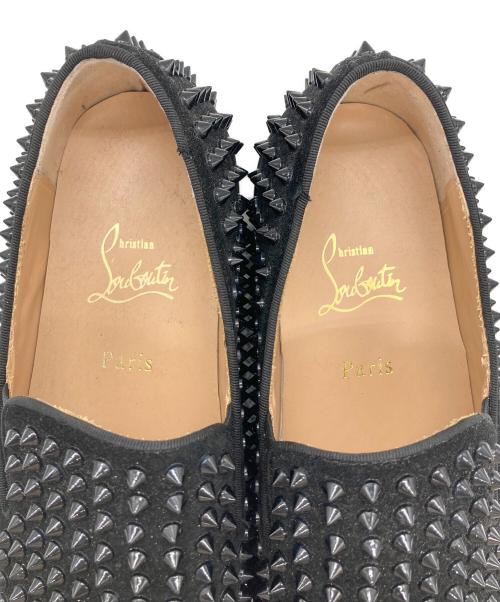 Christian Louboutin（クリスチャン・ルブタン）Christian Louboutin (クリスチャン・ルブタン) スリッポン ブラック サイズ:表記なしの古着・服飾アイテム