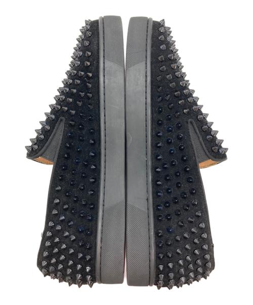 Christian Louboutin（クリスチャン・ルブタン）Christian Louboutin (クリスチャン・ルブタン) スリッポン ブラック サイズ:表記なしの古着・服飾アイテム