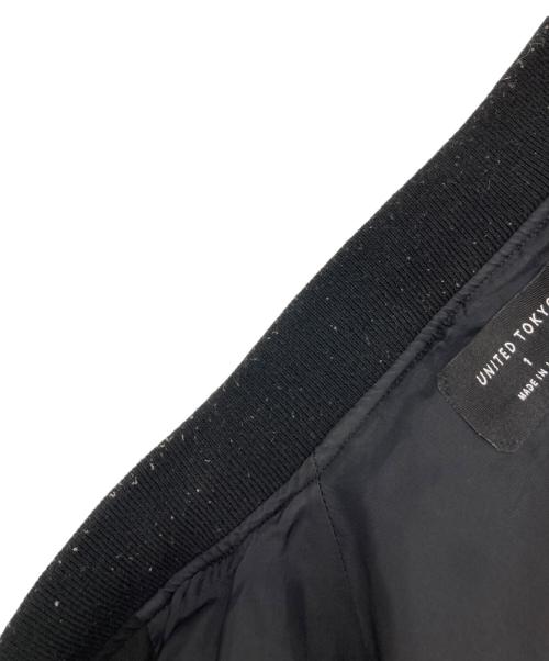 UNITED TOKYO（ユナイテッドトーキョー）UNITED TOKYO (ユナイテッドトーキョー) 同色刺繍スカジャン ブラック サイズ:1の古着・服飾アイテム