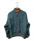 G.V.G.Vジーヴィージーヴィー）の古着「レースアップブルゾン」｜グリーン