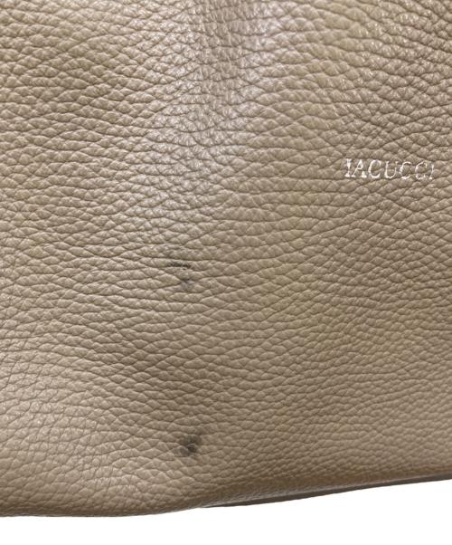 IACUCCI（イアクッチ）IACUCCI (イアクッチ) オペラ レザートートバッグ ベージュの古着・服飾アイテム