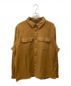 Patagoniaパタゴニア）の古着「フィヨルド ロフト シャツ」｜ブラウン