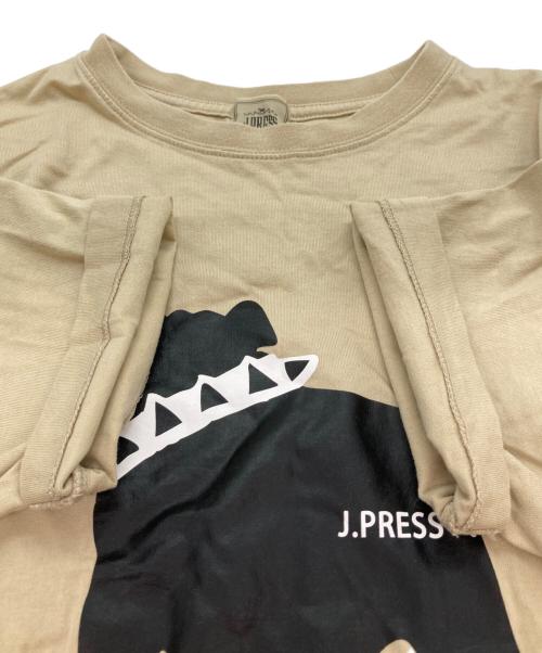 J.PRESS（ジェイプレス）J.PRESS (ジェイプレス) Tシャツ ベージュ サイズ:Lの古着・服飾アイテム
