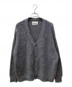 meltumメルタム）の古着「モヘアブレンドカーディガン」｜グレー