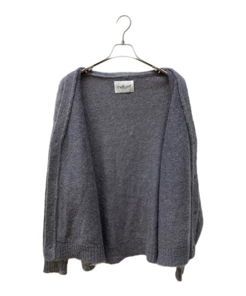 meltum（メルタム）meltum (メルタム) モヘアブレンドカーディガン グレー サイズ:FREEの古着・服飾アイテム