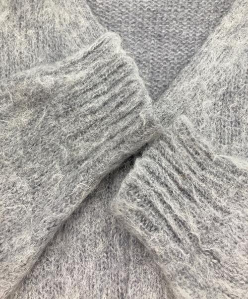meltum（メルタム）meltum (メルタム) モヘアブレンドカーディガン グレー サイズ:FREEの古着・服飾アイテム