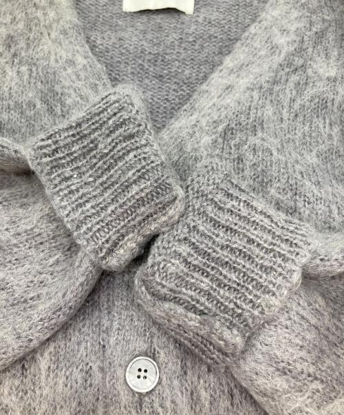 meltum（メルタム）meltum (メルタム) モヘアブレンドカーディガン グレー サイズ:FREEの古着・服飾アイテム
