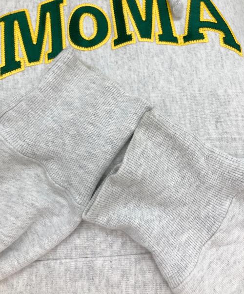 MoMA（モマ）MoMA (モマ) Champion (チャンピオン) ミュージアムロゴパーカー グレー サイズ:Lの古着・服飾アイテム