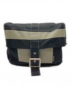 PAUL SMITHポールスミス）の古着「キャンバスショルダーバッグ」｜ブラック