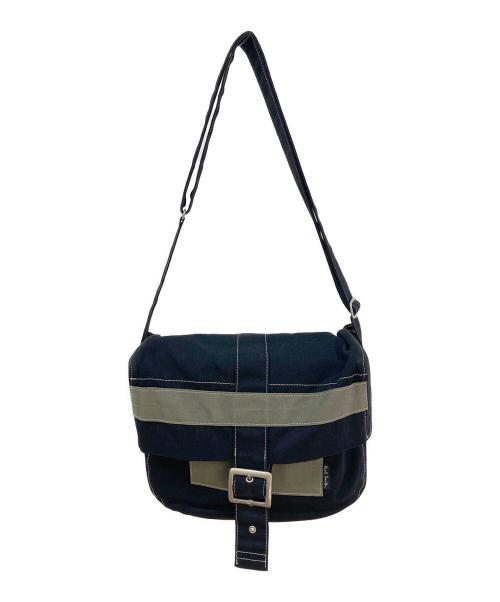 PAUL SMITH（ポールスミス）PAUL SMITH (ポールスミス) キャンバスショルダーバッグ ブラック サイズ:-の古着・服飾アイテム