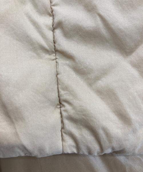 MONCLER（モンクレール）MONCLER (モンクレール) ロングダウンベスト ベージュの古着・服飾アイテム