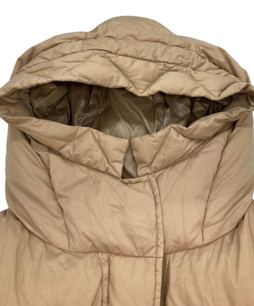 MONCLER（モンクレール）MONCLER (モンクレール) ロングダウンベスト ベージュの古着・服飾アイテム